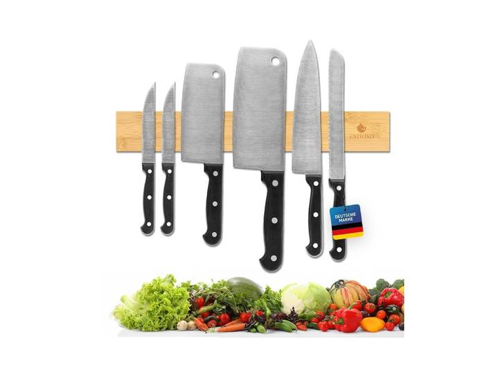 Messerleiste Exitoso für Messer 40 cm , schwarz (braun), Messerblöcke, Messerleiste