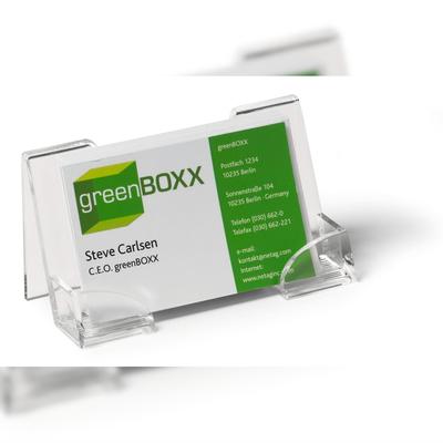 Durable Visitenkartenspender Acryl tr für 50 Visitenkarten