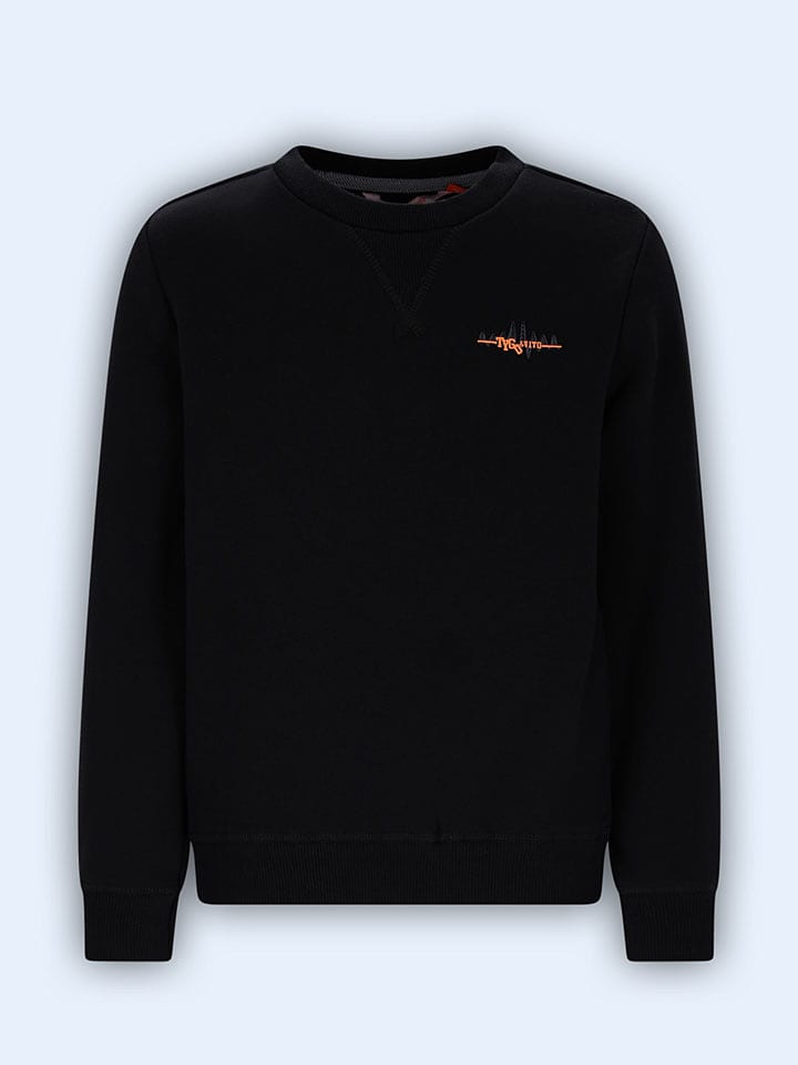 Tygo & Vito Sweatshirt "Silver" in Schwarz - 110/116