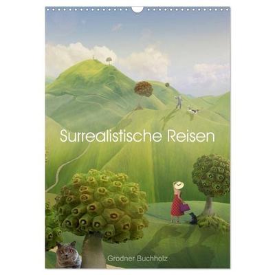 Surrealistische Reisen (Wandkalender 2026 DIN A3 hoch), CALVENDO Monatskalender