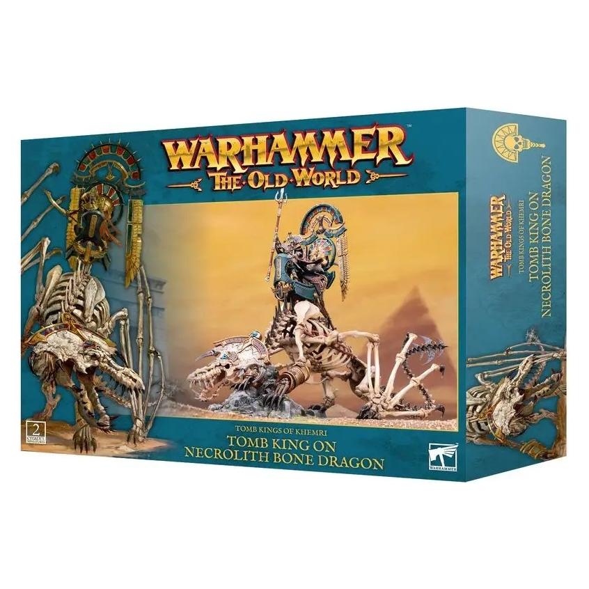 Games Workshop Warhammer The Old World - TKoK King on Necrolith Bone Dragon (Kunststoff) (07-08)