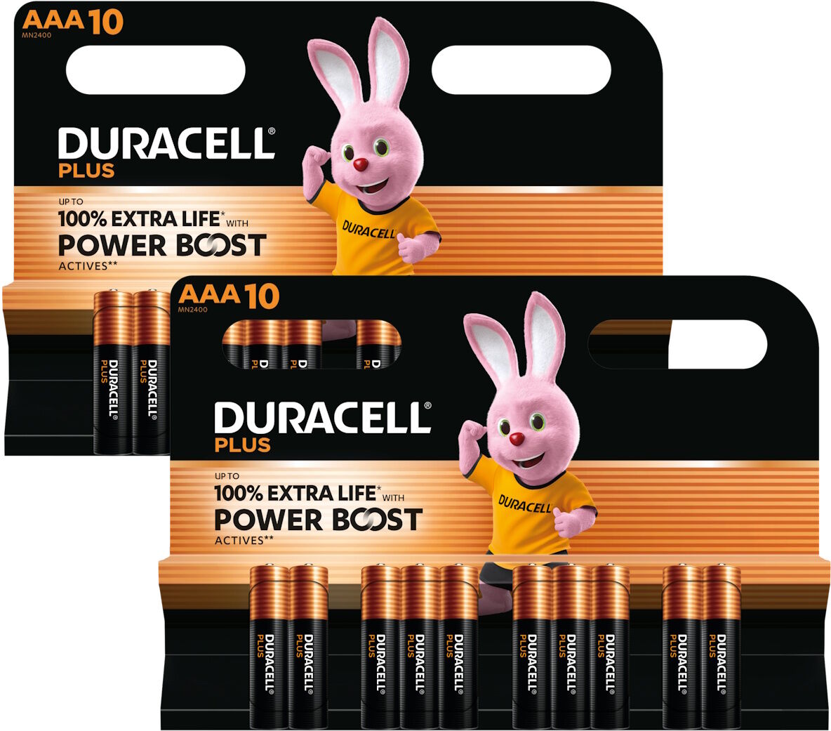Duracell Plus AAA Batteries with Power Boost   20-Pack