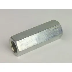 Sechskant- Verbindungsmuffen Stahl verzinkt - M 10x25 SW 13 / Langmuttern