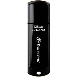Transcend USB Stick 3D NAND Flash Drive (128 GB, USB-A), USB Stick, Schwarz