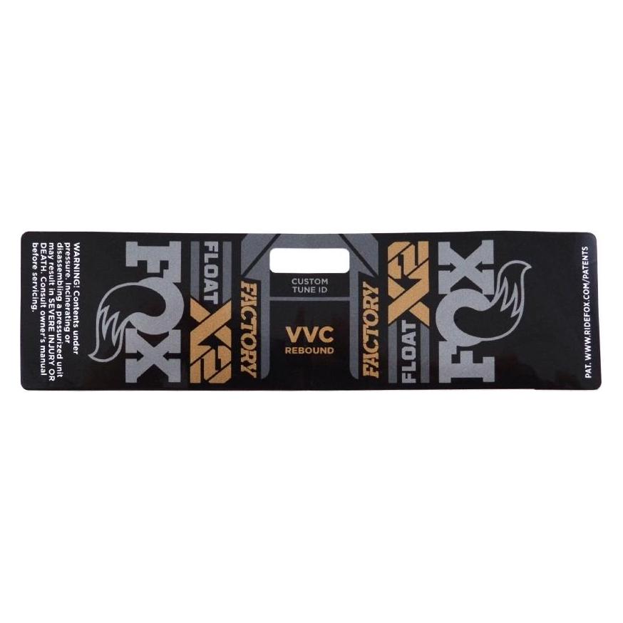 Fox Decal: 2021 F-S FLOAT X2, Resy, OE Neutral SH (024-13-032)
