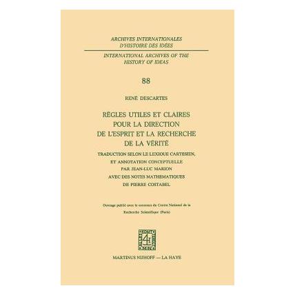 Springer Règles utiles et claires pour la direction de l'esprit en la recherche de la vérité (Französisch, Hardcover, René Descartes) (63666597)