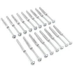 Hörmann Dübelpaket Eckzarge 10 x 80 mm, 17 Stück