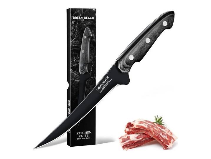LuxusKollektion Filetiermesser Filetiermesser Holzgriff 17cm
