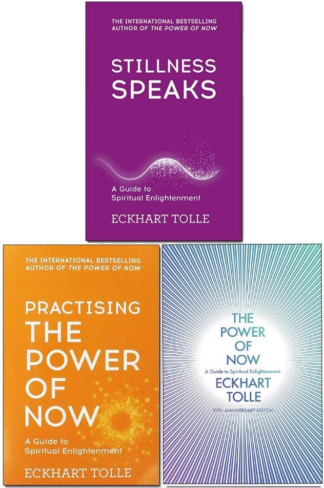 Yellow Kite The Power of Now 3 Books Collection Set by Eckhart Tolle - Paperback - Mindfulness & Spirituality Gift Set