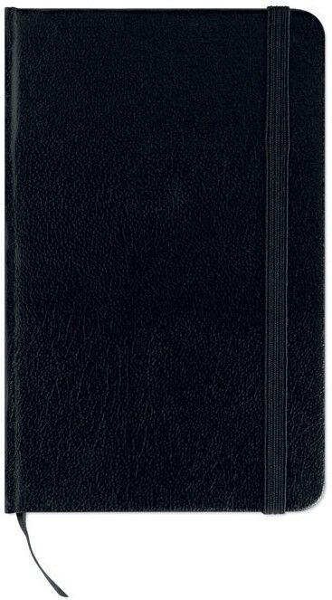 Carnet A5 personnalisé quadrillé SQUARED noir