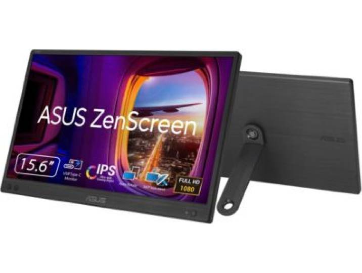 Asus - Ecran Pc Portable Mb166cr 16 Ips Full Hd Wled Usb-C Support Intégré Pliable