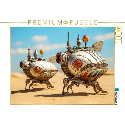 CALVENDO Puzzle Luftschiff-Fantasie | 1000 Teile Lege-Größe 64x48cm Foto-Puzzle für glückliche Stunden