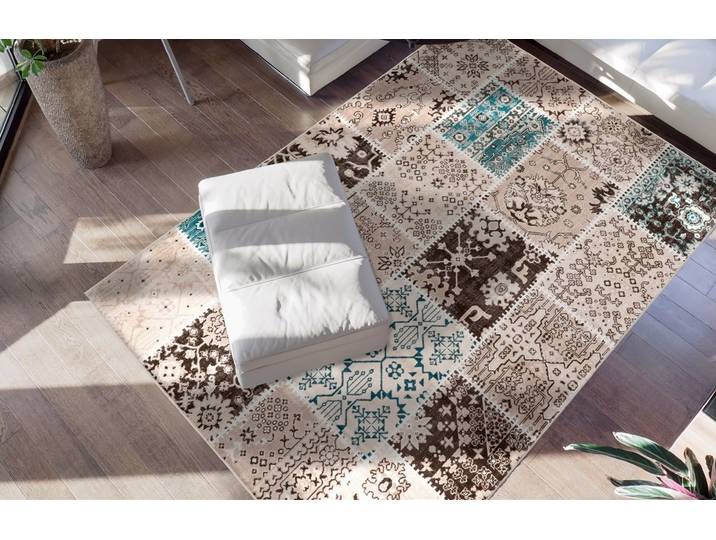 me gusta Ariya 425 rechteckig 6 mm Höhe Flachflor, gekettelt, Wohnzimmer