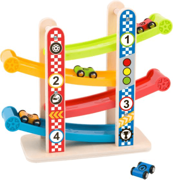 Tooky Toys Tooky Toy's Wooden Small Sliding Tower for Ages 18 Months+