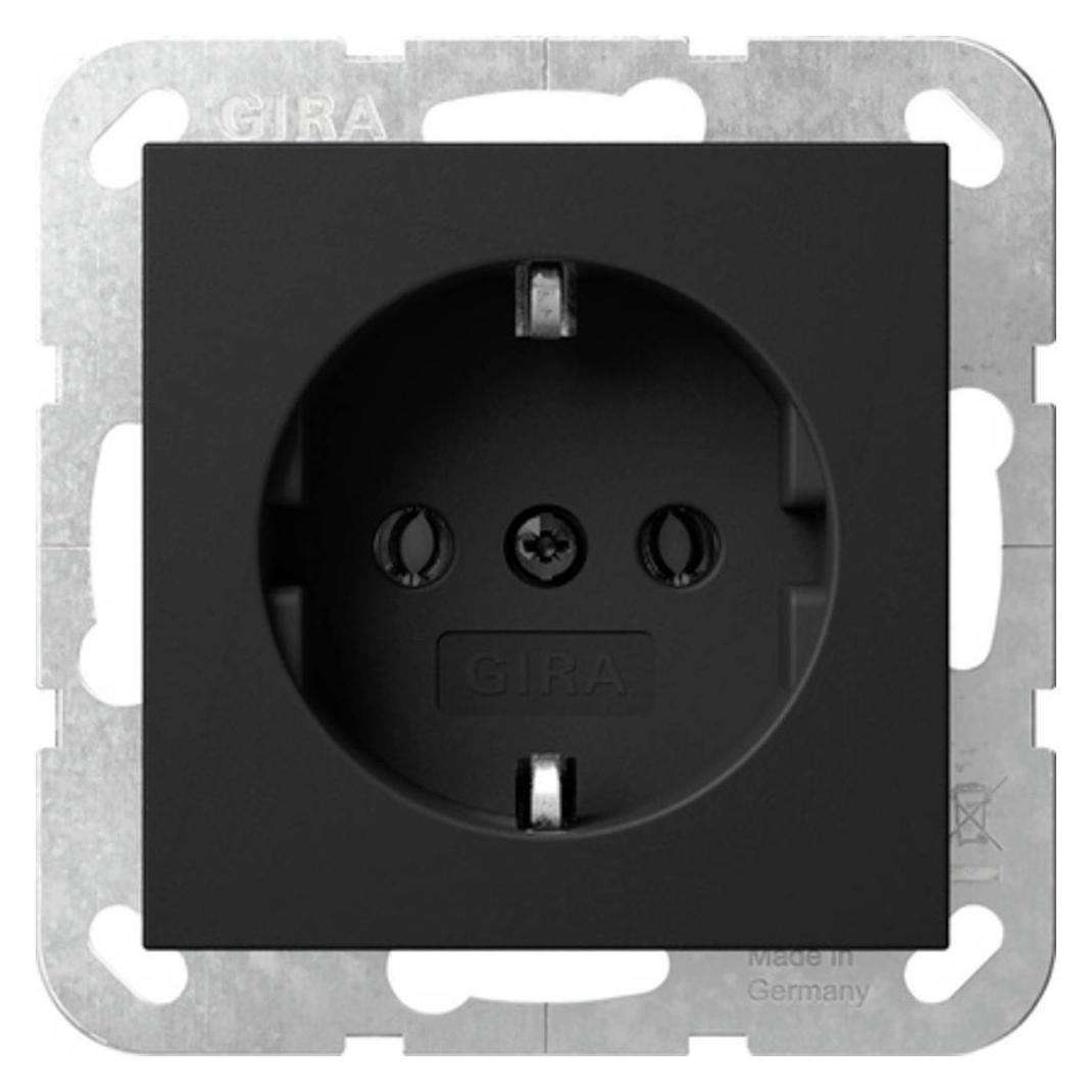 Gira 4188005 SCHUKO System 55 Schwarz m (4188005)