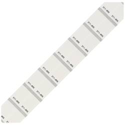 WAGO 211-855 Etikett für Thermotransferbedruckung 18 x 9 mm Farbe Beschriftungsfeld: Weiß Anzahl Etiketten: 1000