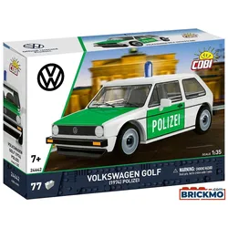 Cobi Cars 24642 Volkswagen Golf 1974 Polizei 24642