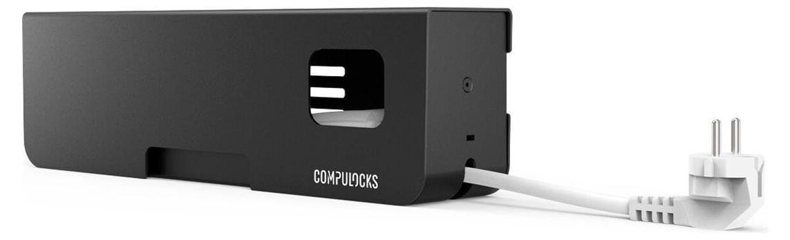 Compulocks Veiligheidsstekkerdoos EU met 5 stopcontacten, zwart