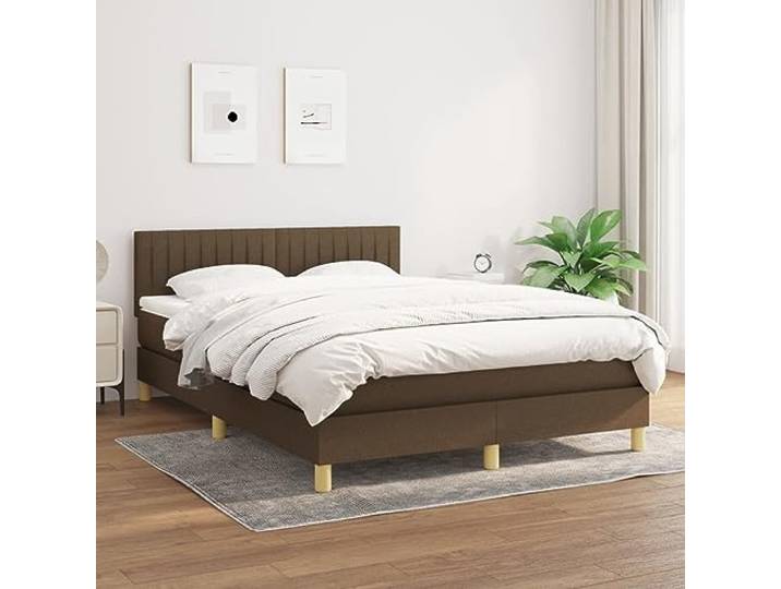 RJPLMFV Lattenrost, 140 x 190 cm, mit Taschenfederkernmatratze Verstellbarer Kopf, atmungsaktives Gewebe, mittlere Festigkeit, langlebig, bequem