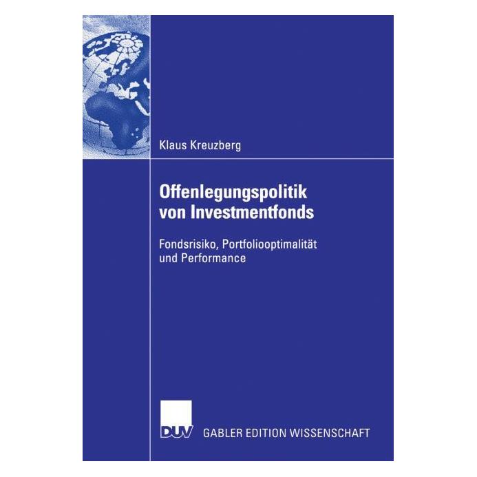DUV Kreuzberg,K.:Offenlegungspolitik v.Inv. (Deutsch, Klaus Kreuzberg) (63543612)