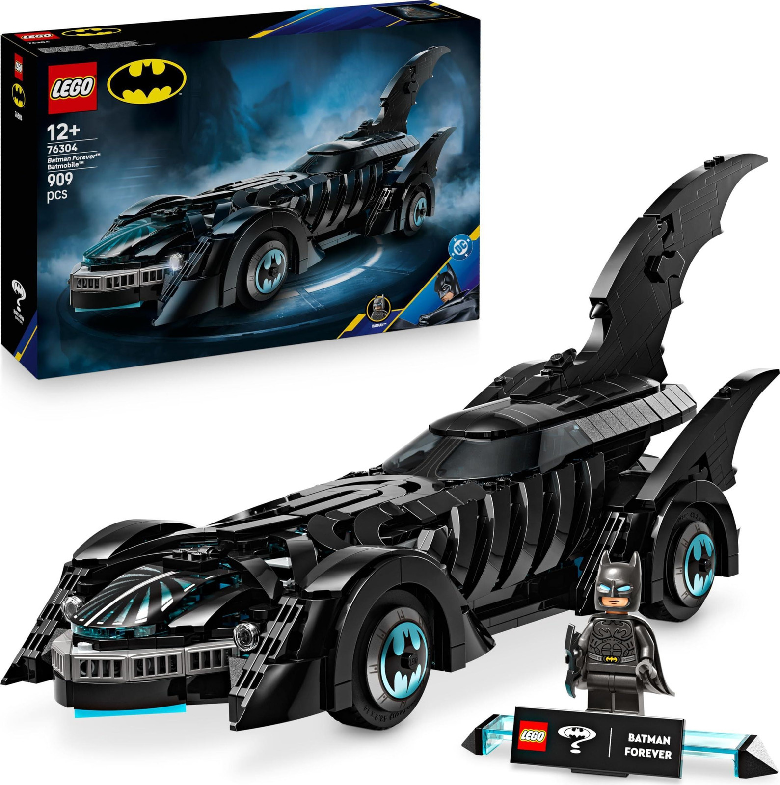 LEGO DC Batman 76304 Batmobile Batman Forever Bouwset voor Kinderen vanaf 12 jaar