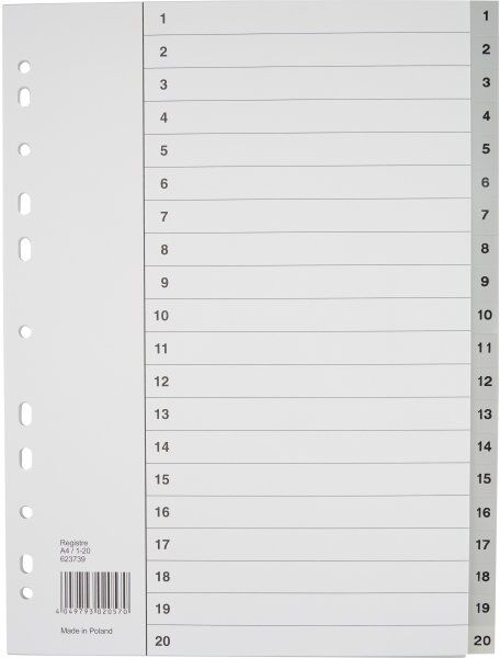 Budget Register   A4   Plast   1-20