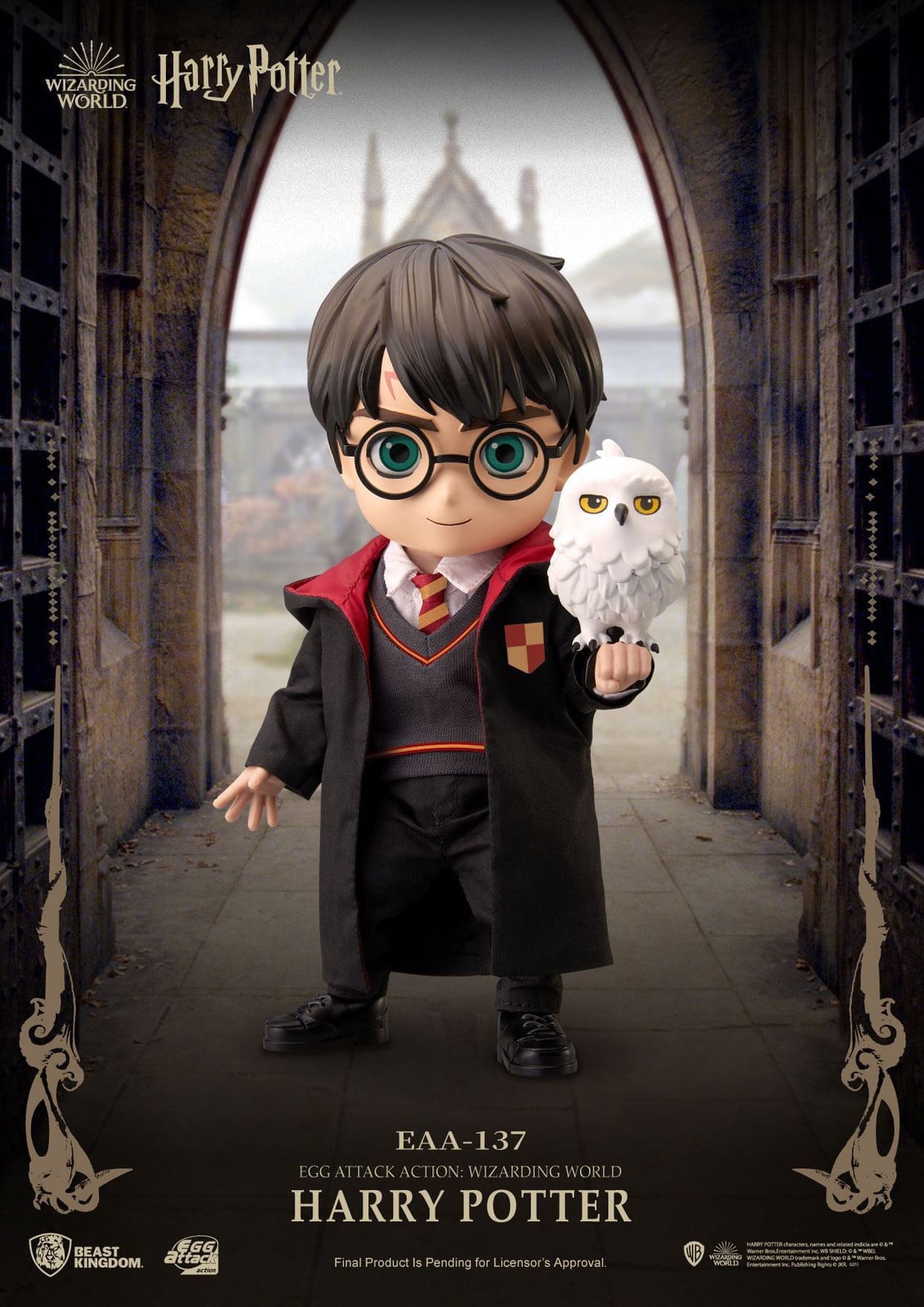 Beast Kingdom Toys Harry Potter Egg Attack actiefiguur Wizarding World, 11 cm
