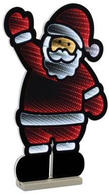"Waving Santa Ekko Light Display 22.5""H by Melrose in Red White (Size ONE SIZE)"