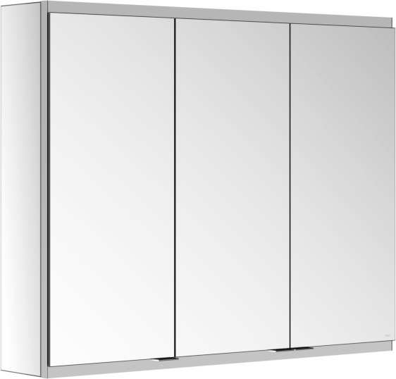 Keuco Royal Modular 2.0 Spiegelschrank 800301090100300 900 x 700 x 160 mm, 1 Steckdose, 1 Doppel-USB-Ladestelle, Wandvorbau, 3-türig
