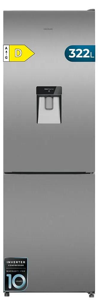 Cecotec Bolero Coolmarket Combi 322i Wd Kühlschrank Mit Gefrierfach Silber 322 L / EU Plug 220V Silber 322 L