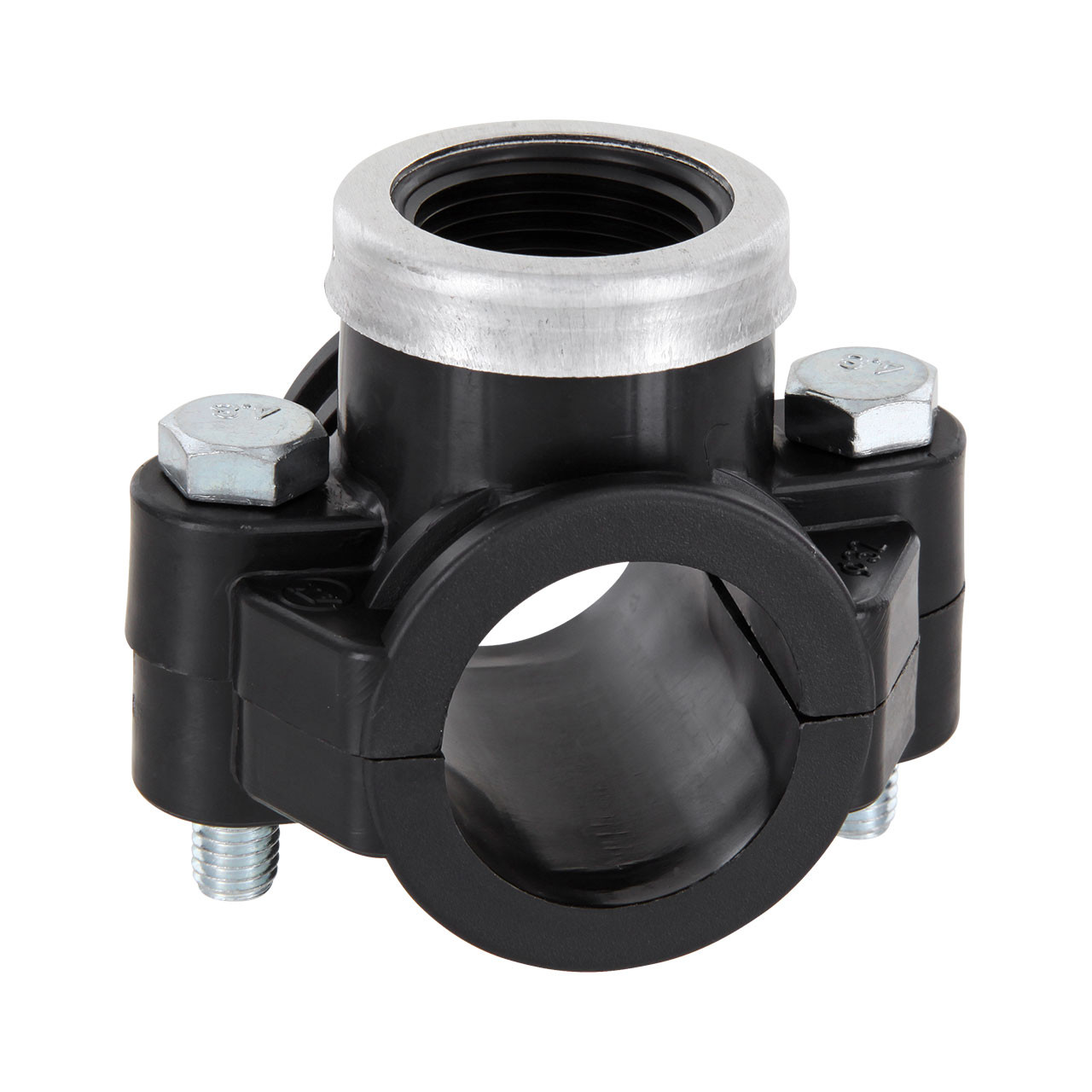 REKUBIK Anbohrschelle mit Innengewinde Verstärkungsring 40mm x 1" IG 3203/0403