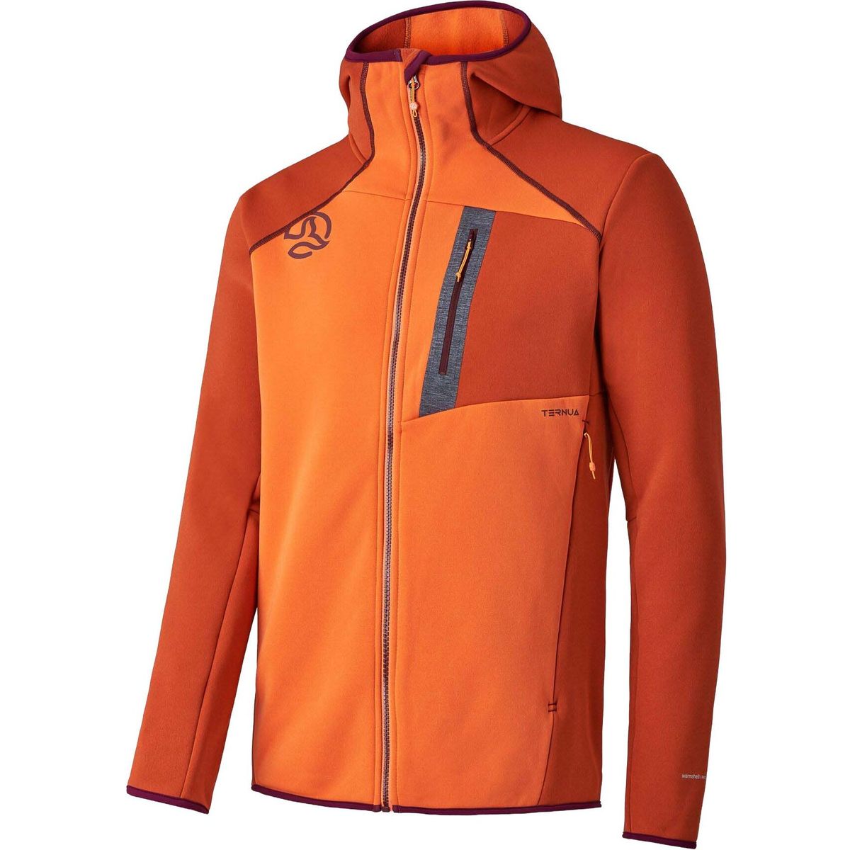 Ternua Punjak Pro Hood Jacket M autumn leaf (1355) M 1644324-1355-M