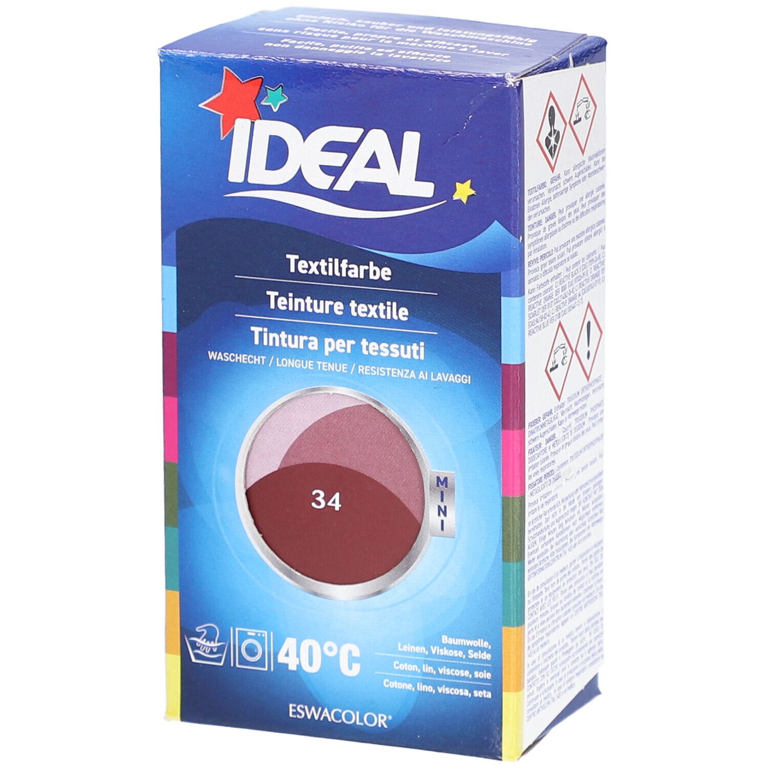 Ideal Mini Baumwolle Color No34 bordeaux 1 St Liquidum