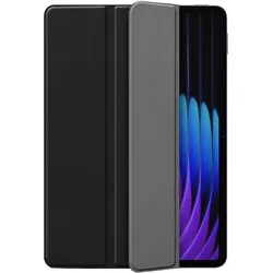 Cazy Premium Smart Hülle, Schlaf Aufwach, Schutzhülle (Xiaomi Pad 7, Xiaomi Pad 7 Pro, Xiaomi Pad 8, Xiaomi Pad 8 Pro), Tablet Hülle, Schwarz