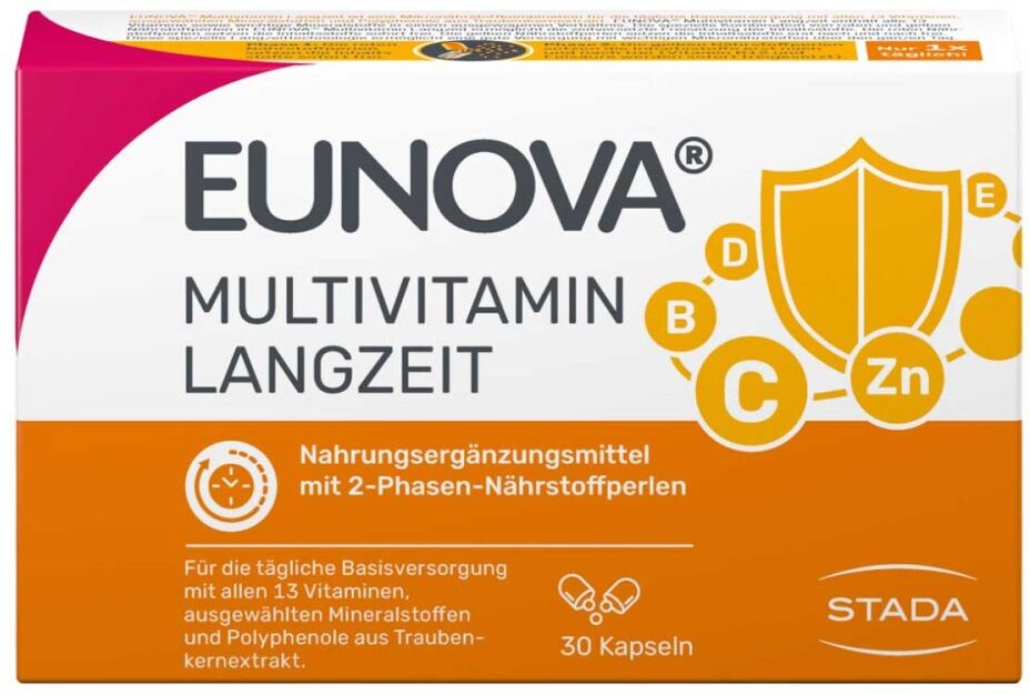 Eunova Langzeit Multivitamine und Mineralstoffe