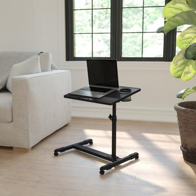 Flash Furniture Adjustable Height Steel Mobile Computer Desk
