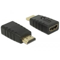 Adapter HDMI (Stecker) > HDMI (Buchse), EDID Emulator schwarz