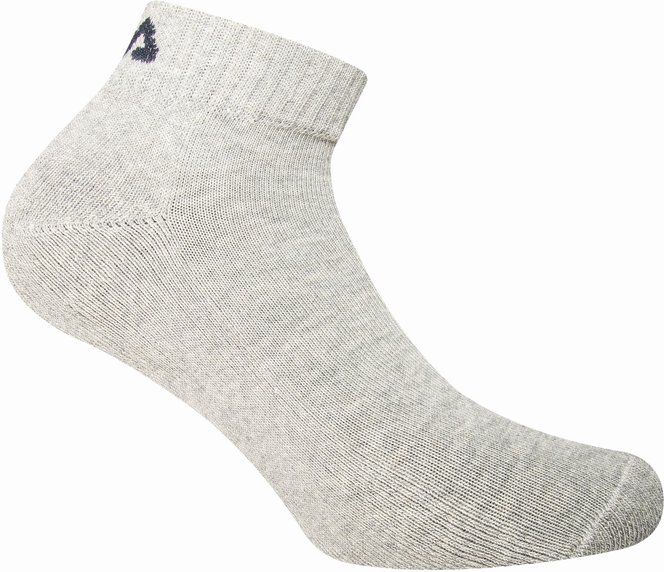 Kurzsocken FILA "UNISEX FITNESS QUARTER SOCKS HALF TERRY", Herren, Gr. 35-38, schwarz (classic), Baumwollmischung, elastisch, Socken Kurzsocken, mit verstärkter Ferse classic 35-38