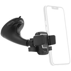 hama 00201510 Auto-Handyhalterung Easy Snap mit Saugnapf, 360 Grad drehbar, universal