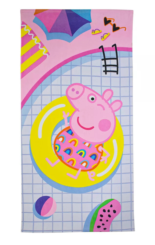 Peppa Pig strandlaken voor kinderen, 70 x 140 cm