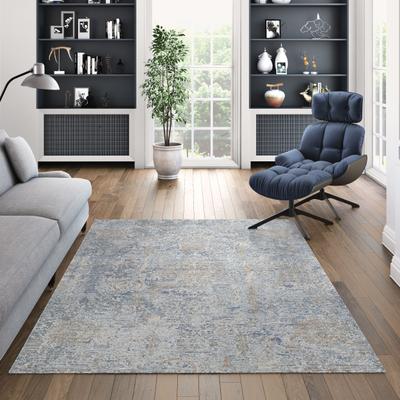 Dream Decor Rugs La Mode Costura Light Gray Area Rug
