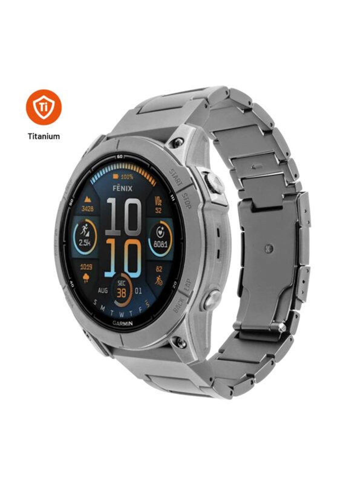 FIXED Titanium Strap for Garmin QuickFit 26mm Natural Titanium
