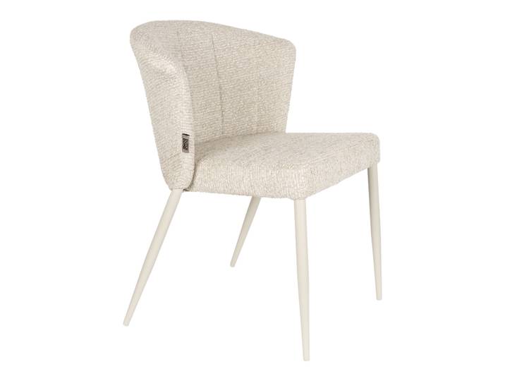 Dutchbone Eetkamerstoel Georgia Chenille - Beige