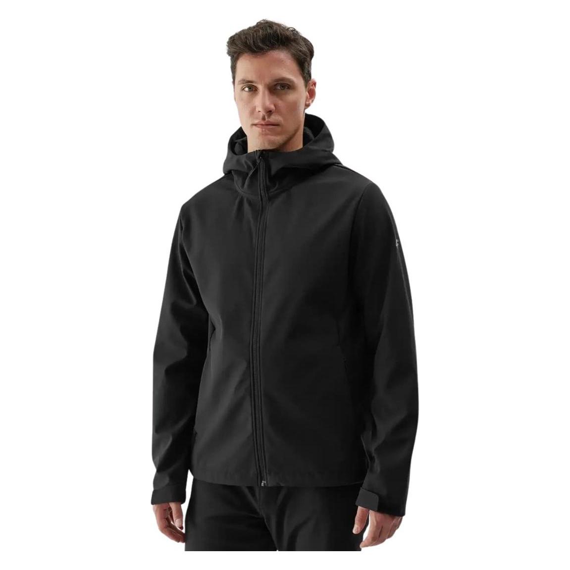 4F Kurtka męska softshell M283 głęboka czerń 4FWAW24TSOFM283 20S XL (XL) (145937 XL)