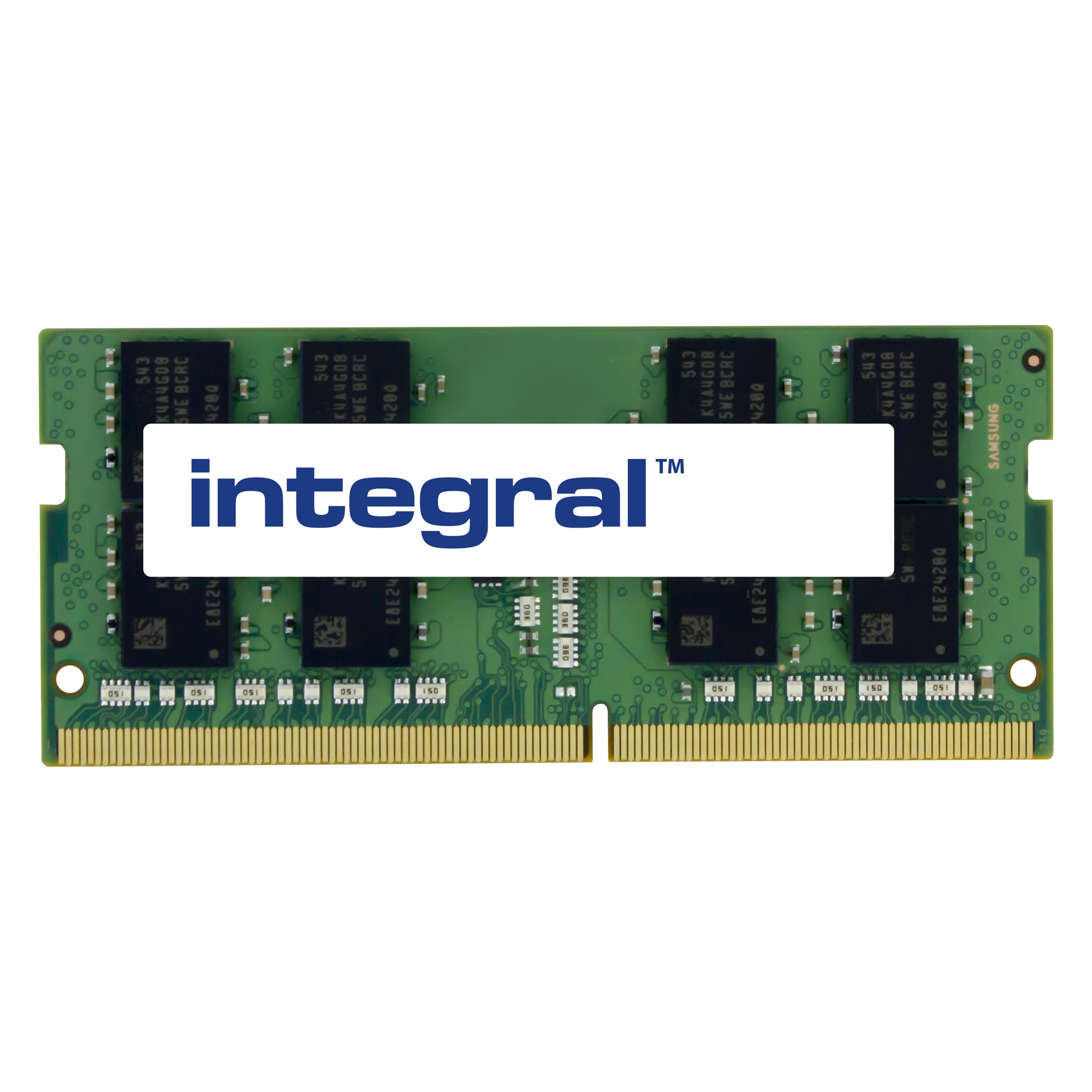 Integral 16GB SODIMM DDR4 3200MHZ UNB NO-ECC 1.2V (1 x 16GB, 3200 MHz, DDR4-RAM, SO-DIMM) (IN4V16GNGLTX)
