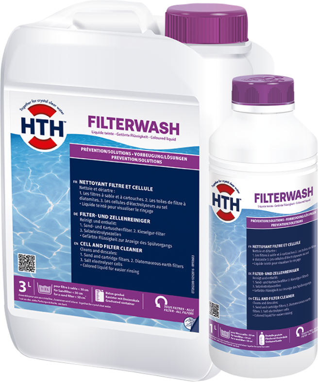 Nettoyant filtre piscine hth FILTERWASH