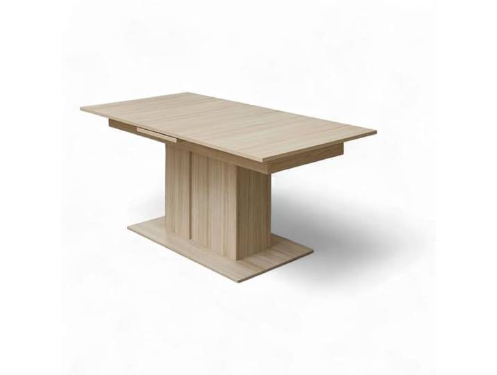 INA Esstisch ausziehbar Artisan Eiche Optik 180-220 x 77 x 90 cm (B/H/T) Säulentisch für Wohnzimmer und Esszimmer, FSC-zertifiziert, inklusive Einlegeplatte im Tischinneren verstaut, Esszimmerzisch