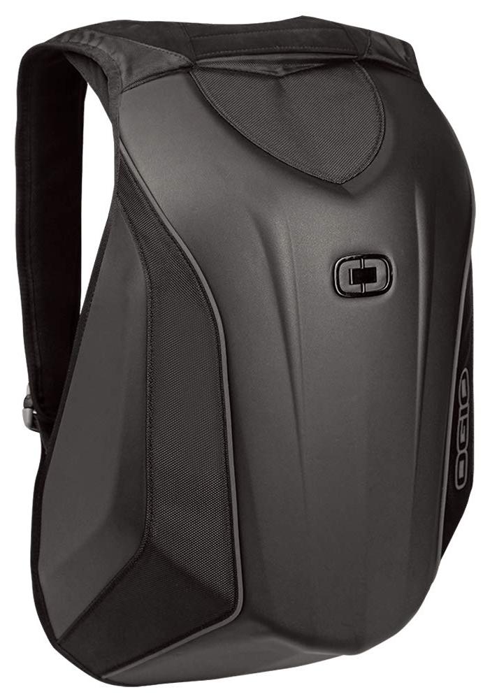 Motorrad-Rucksack, 48 cm, schwarz, semi-wasserdicht