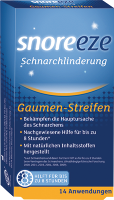 EB Vertriebs GmbH SNOREEZE Schnarchlinderung Gaumenstreifen 14 St 10188217