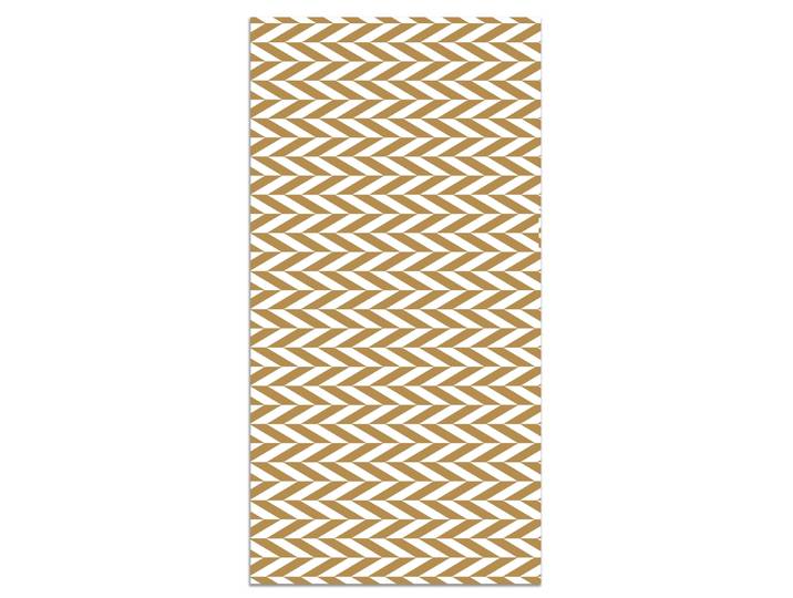 Tapis vinyle épis de blé moutarde 120x160cm